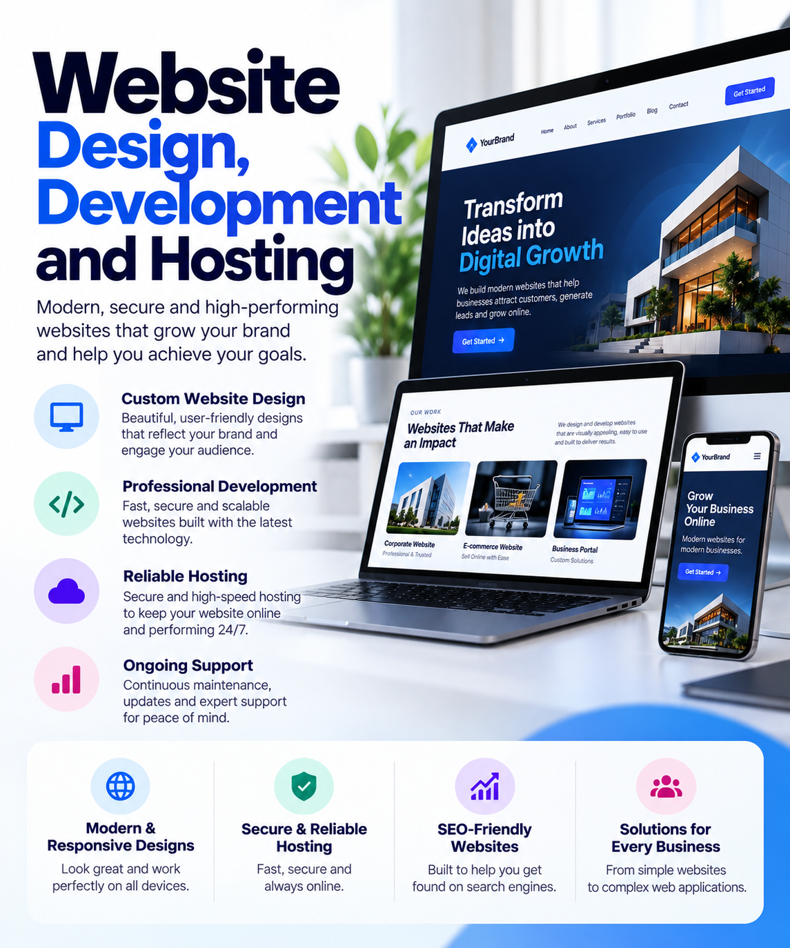Website Design, Development, and Hosting
