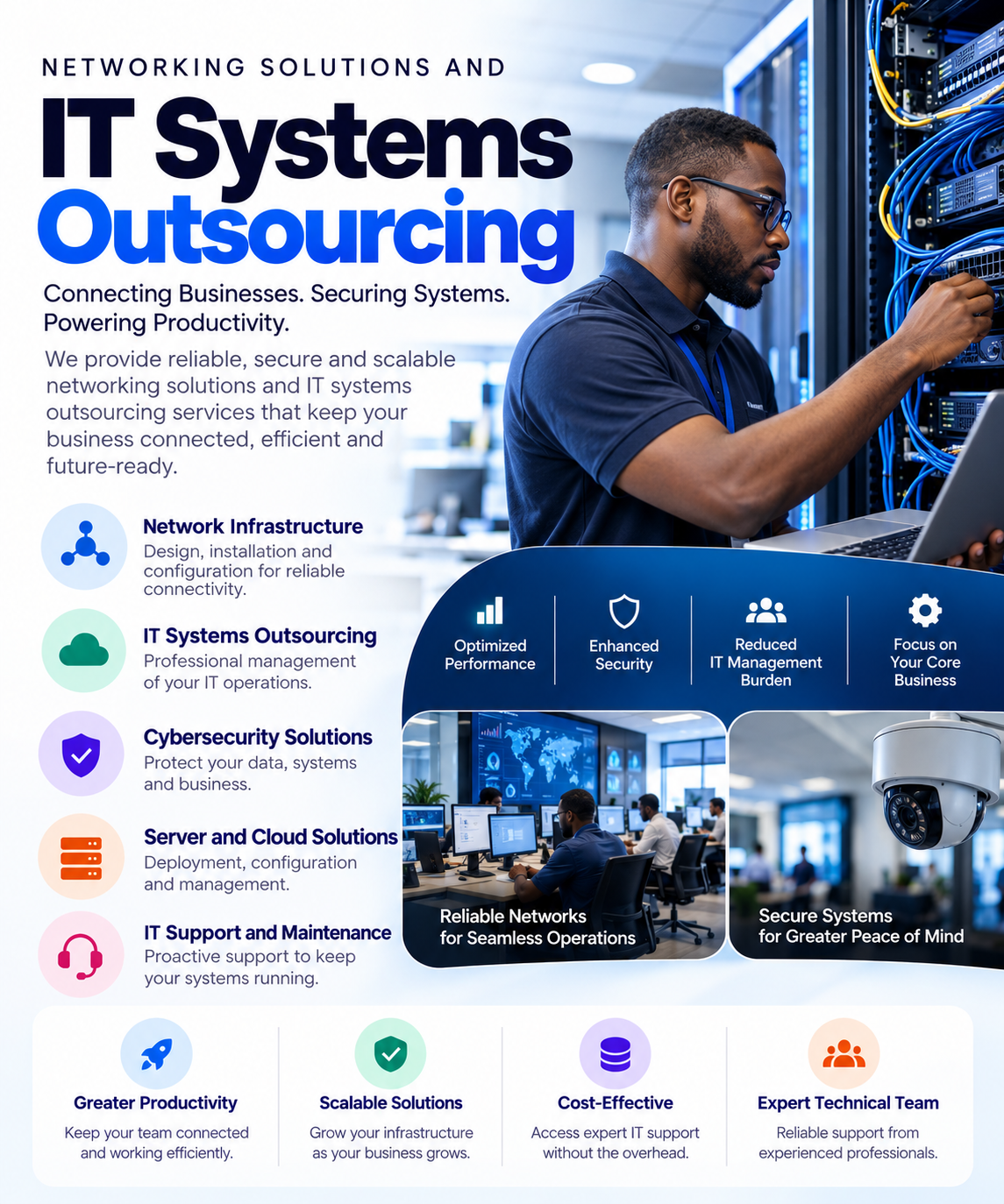 Networking Solutions and IT Systems Outsourcing